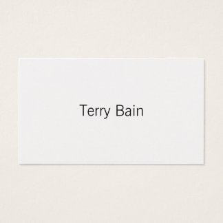 Enkelt minsta mittpunkt framåt och bakåt visitkort