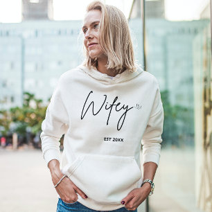 Enkelt minsta möjliga Wifey-skript med Personlig f T Shirt
