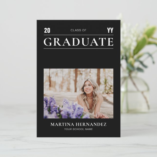 Enkelt Modern Black Studenten-meddelande Meddelande (Stående Fram)