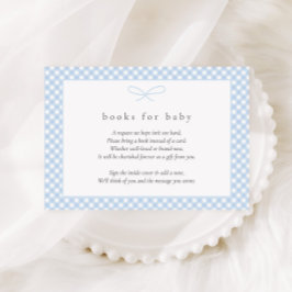 Enkelt Modern Blue Play Bow Bokar för Baby Tilläggskort