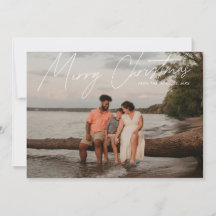 Enkelt Modern Fullt-Bleed God jul