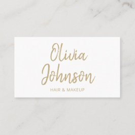 Enkelt, modernt Affärskort för Trendig, hand och f Visitkort