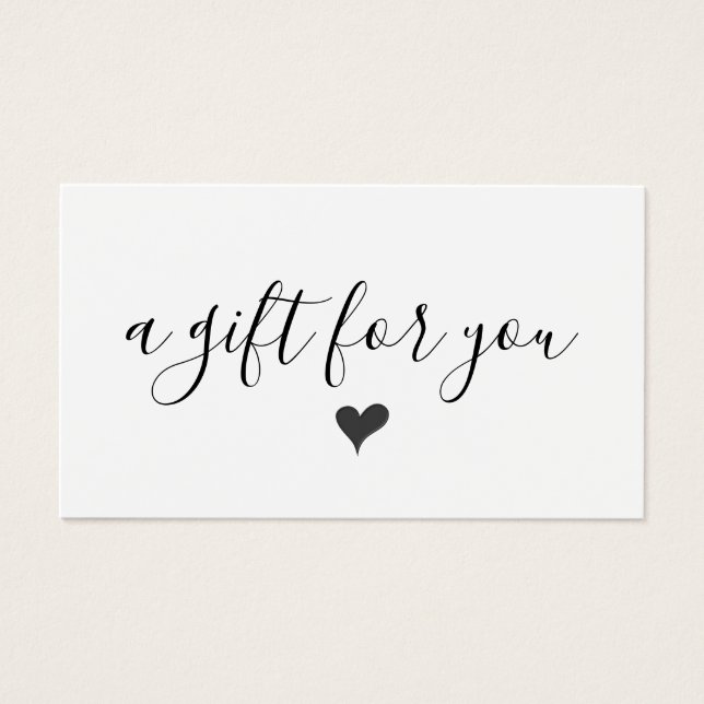 Enkelt modernt företagscertifikat visitkort (Framsidan)