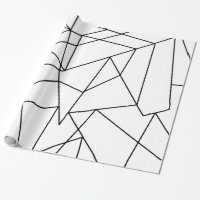 Enkelt modernt svartvitt geometriskt mönster