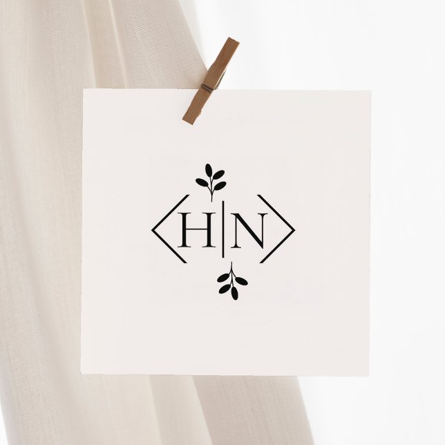 Enkelt Monogram Brev Stämpel (Skapare uppladdad)