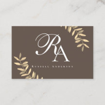 Enkelt Monogram Brown