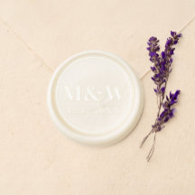 Enkelt monogram för minimalistisk Elegant