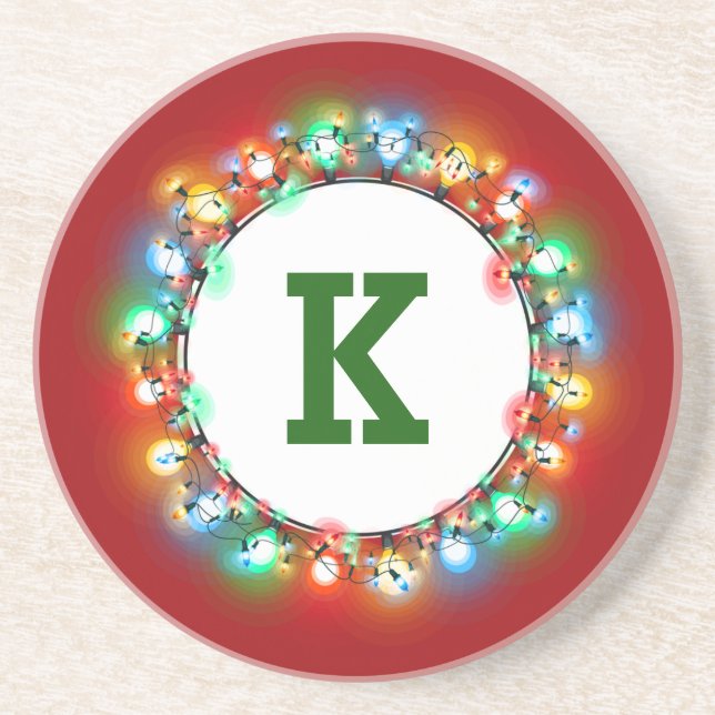 Enkelt monogram initialt i Helgdag i Ljus Underlägg (Framsidan)