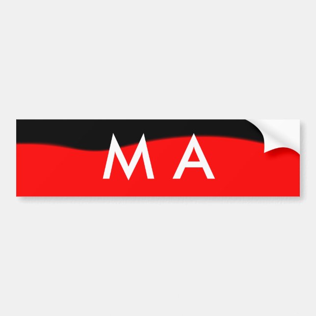 Enkelt monogram lägger till ditt namn brev man min bildekal (Framsidan)