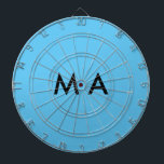 Enkelt monogram lägger till ditt namn brev man min darttavla<br><div class="desc">design</div>