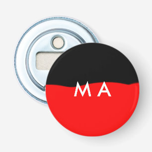 Enkelt monogram lägger till ditt namn brev man min flasköppnare