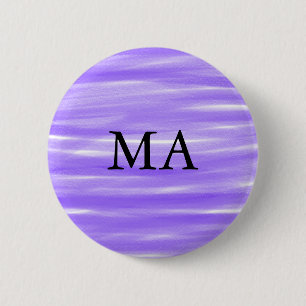 Enkelt monogram lägger till ditt namn brev man min knapp
