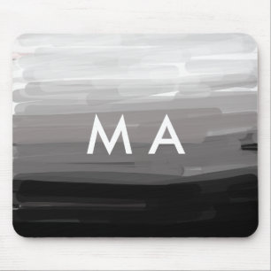 Enkelt monogram lägger till ditt namn brev man min musmatta