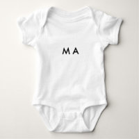 Enkelt monogram lägger till ditt namn brev man min