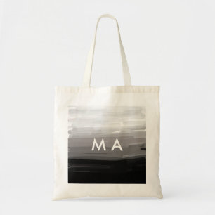Enkelt monogram lägger till ditt namn brev man min tygkasse