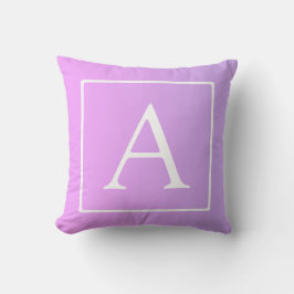 Enkelt Monogram | Rosa/Lila Ombre Kudde