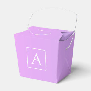 Enkelt Monogram Rosa/Lila Ombre Presentaskar