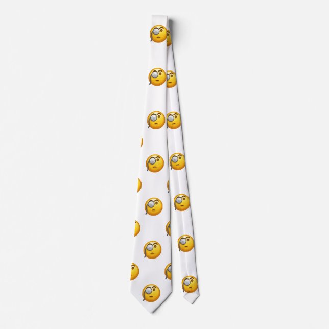 Enkelt monokle herrkläder manar necktie-halsband slips (Framsida)