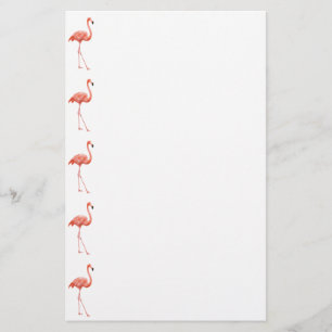 Enkelt mönster för rosa Flamingo Brevpapper