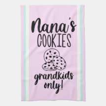 Enkelt Nanas Cookies Barnbarn Endast kökshandduk
