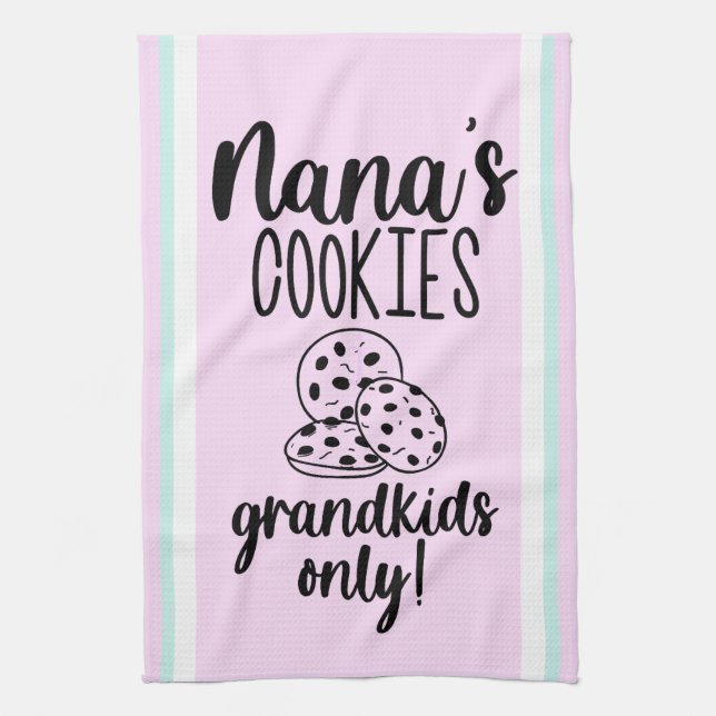 Enkelt Nanas Cookies Barnbarn Endast kökshandduk (Vertikal)