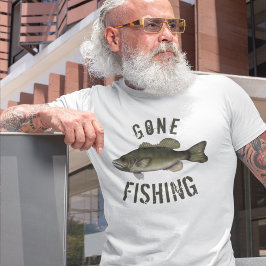 Enkelt naturlevande vilda fiskets Roligt Borta fis T Shirt