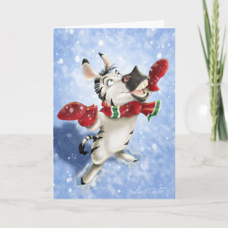 Enkelt nöjehälsningkort helgkort