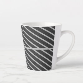 Enkelt och elegant grafiskt kaffe mugg
