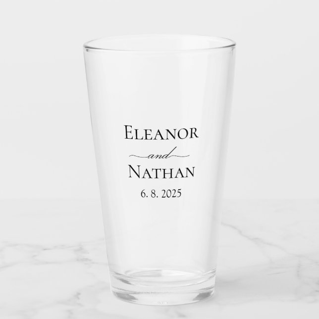 Enkelt och Elegant Vår sommarglaset Bröllop Kopp (Framsida)