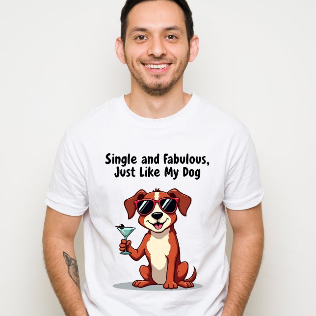 Enkelt och falskt, precis som min Hund - Sassy Hun T Shirt (Skapare uppladdad)