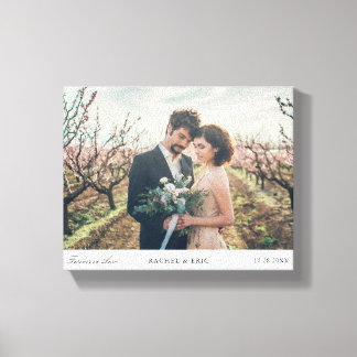 Enkelt och minimalistiskt i Kärlek Foto Canvastryck