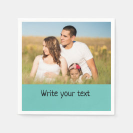 enkelt och minimalt lägga till dina textodobjekt pappersservett