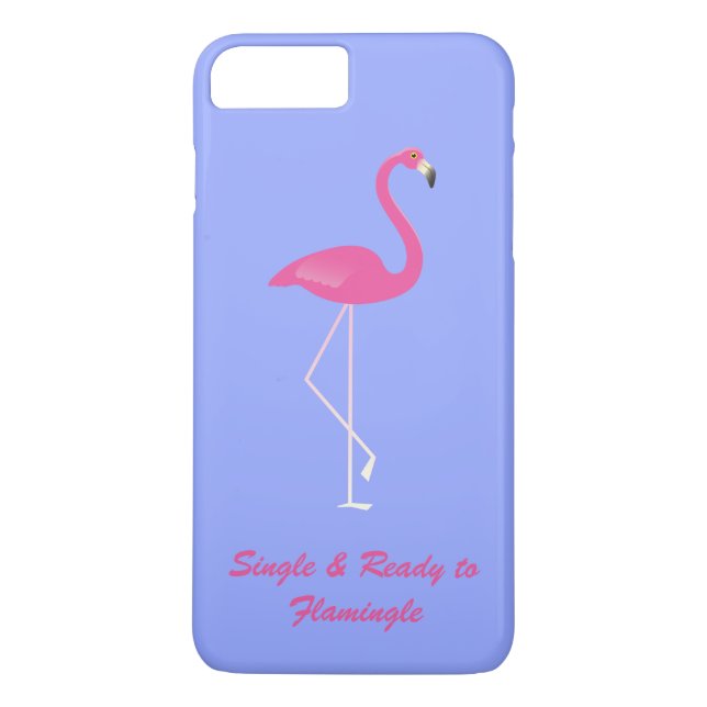 Enkelt och Redo till Flamingle iPhone 7 Plus lilac Case-Mate iPhone Skal (Baksida)