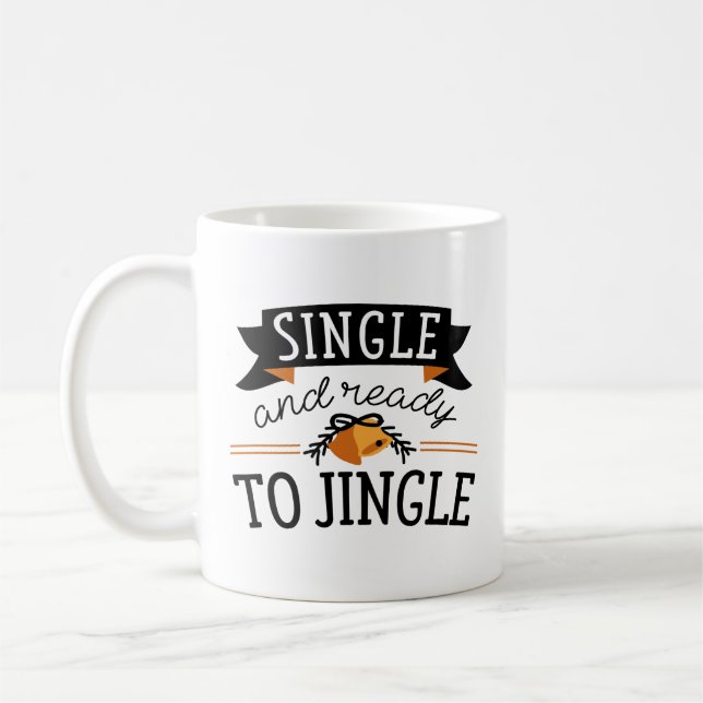 Enkelt och Redo till jingle Kaffemugg (Vänster)