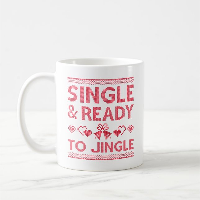 Enkelt och Redo till jingle Kaffemugg (Vänster)