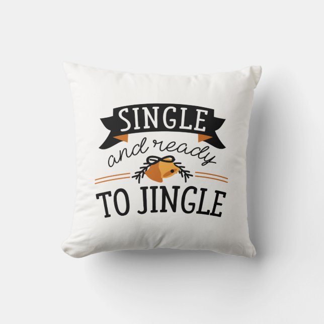 Enkelt och Redo till jingle Kudde (Framsida)
