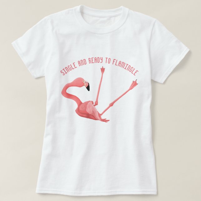 Enkelt och Redo till lamingle T Shirt (Design framsida)
