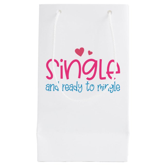 Enkelt och Redo till Mingle Valentine | Gift Bag (Framsidan)