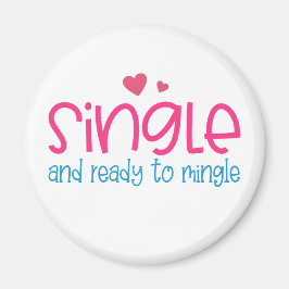 Enkelt och Redo till Mingle Valentine | Magnet