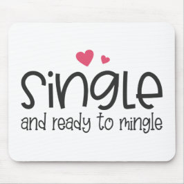 Enkelt och Redo till Mingle Valentine | Mousepad Musmatta