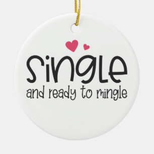 Enkelt och Redo till Mingle Valentine Ornament