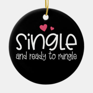 Enkelt och Redo till Mingle Valentine Ornament