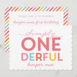 ENKELT ONEDERFUL WONDERFUL INBJUDNINGAR