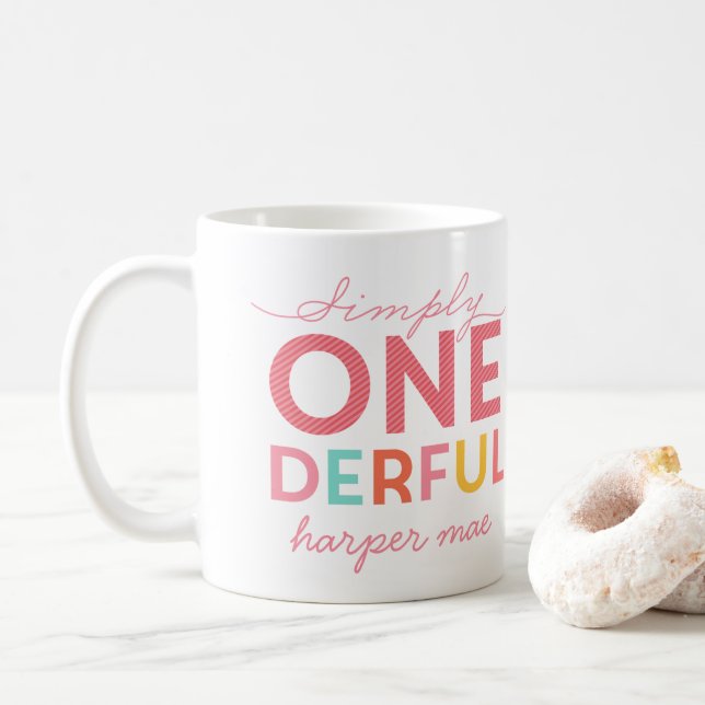 ENKELT ONEDERFUL WONDERFUL KAFFEMUGG (Med munk)