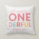 ENKELT ONEDERFUL WONDERFUL KUDDE<br><div class="desc">ENKELT ONEDERFUL. MARKERA DIN LITE EN SPECIELL DAG MED STIL I DENNA FÖRSTA BIRTHDAY-KONSTRUKTION. DEL AV EN SAMLING.</div>