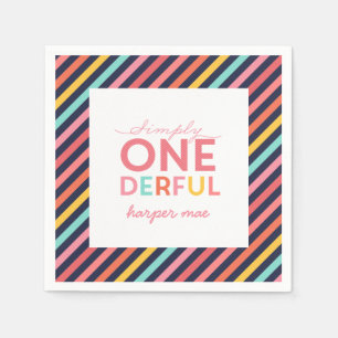 ENKELT ONEDERFUL WONDERFUL PAPPERSSERVETT