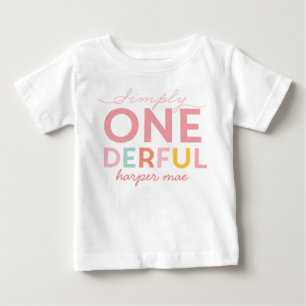 ENKELT ONEDERFUL WONDERFUL T-SHIRT