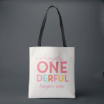 ENKELT ONEDERFUL WONDERFUL TYGKASSE<br><div class="desc">ENKELT ONEDERFUL. MARKERA DIN LILLA EN SPECIELL DAG MED STIL I DENNA PERSONLIGA FÖRSTA BIRTHDAY-KONSTRUKTION. DEL AV EN SAMLING.</div>
