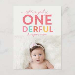 ENKELT ONEDERFUL WONDERFUL VYKORT