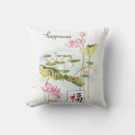 Enkelt Ord med Vatten Lillies Kudde